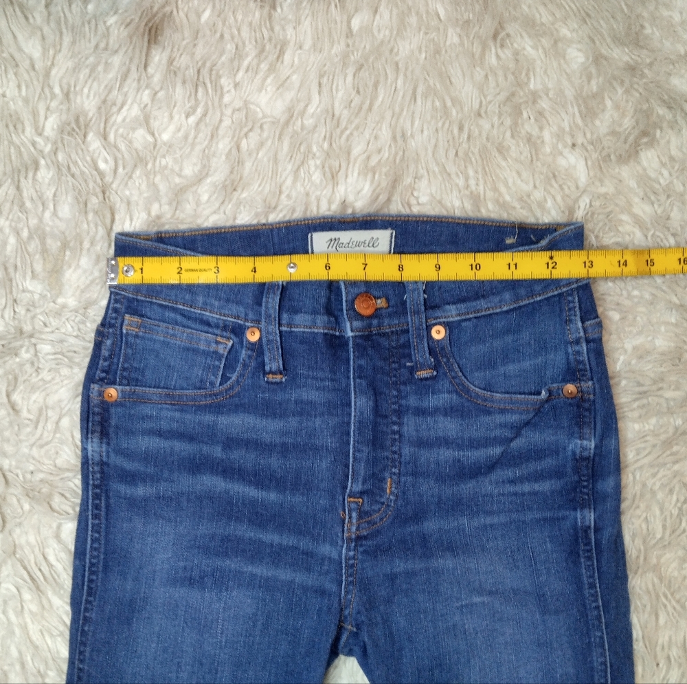 Madewell 9'' High Rise Skinny Jeans Size 26 - Picture 7 of 9